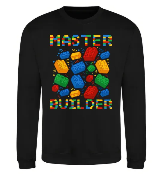 Свитшот Master builder lego Черный фото