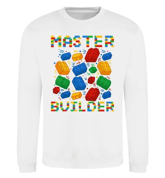 Свитшот Master builder lego Белый фото