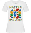 Женская футболка Master builder lego Белый фото
