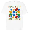 Футболка Оверсайз Master builder lego Белый фото