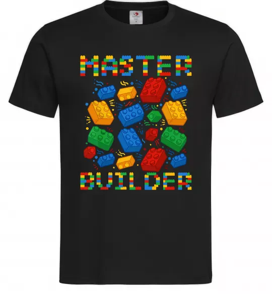 Мужская футболка Master builder lego Черный фото