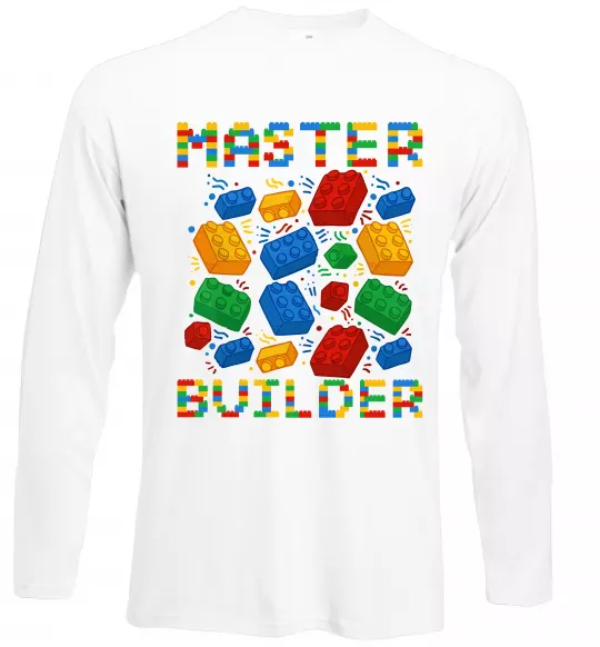 Лонгслив Master builder lego Белый фото