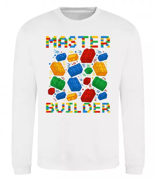 Свитшот Master builder lego Белый фото