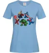 Жіноча футболка Lego Marvel Блакитний фото