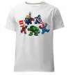 Чоловіча преміум футболка Lego Marvel Білий фото