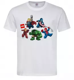 Мужская футболка Lego Marvel Белый фото