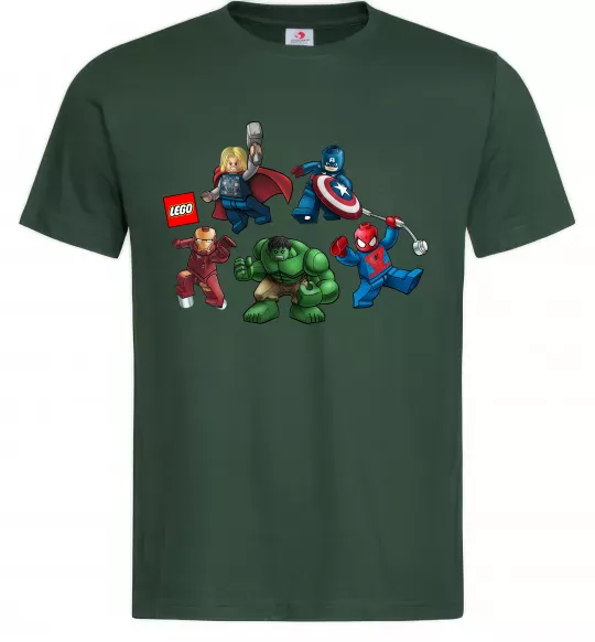 Чоловіча футболка Lego Marvel Темно-зелений фото