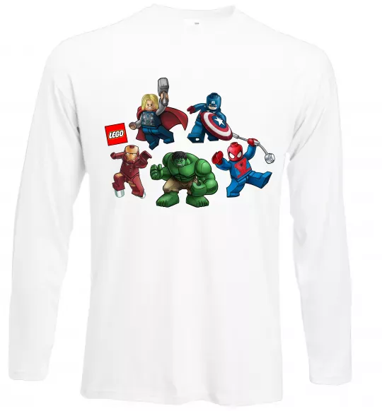 Лонгслів Lego Marvel Білий фото