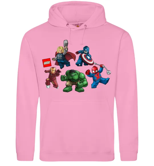 Женская толстовка (худи) Lego Marvel Розовый фото