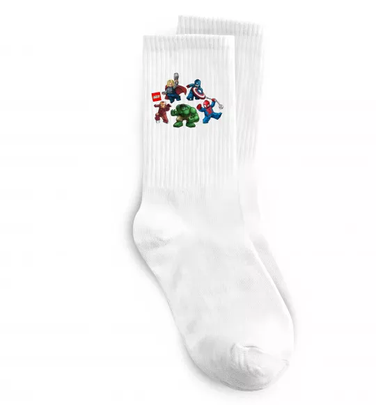 Шкарпетки Lego Marvel Білий фото