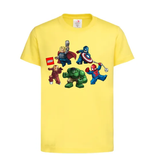 Дитяча футболка Lego Marvel Лимонний фото