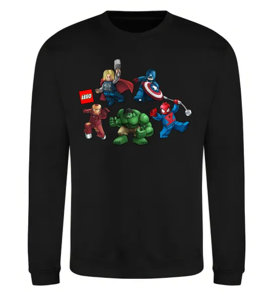 Світшот Lego Marvel Чорний фото
