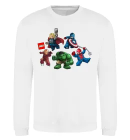 Свитшот Lego Marvel Белый фото