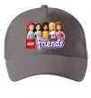 Кепка Lego friends Серый фото