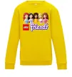 Дитячий світшот Lego friends Сонячно жовтий фото