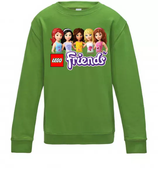 Дитячий світшот Lego friends Лаймовий фото