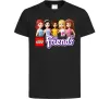 Дитяча футболка Lego friends Чорний фото