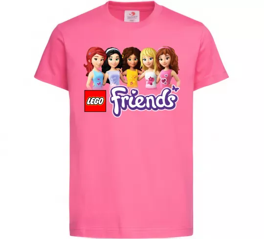 Дитяча футболка Lego friends Яскраво-рожевий фото