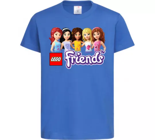 Дитяча футболка Lego friends Яскраво-синій фото