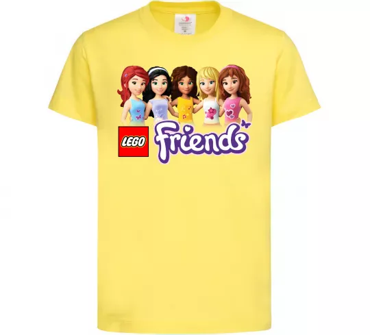 Дитяча футболка Lego friends Лимонний фото