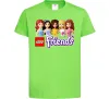 Дитяча футболка Lego friends Лаймовий фото