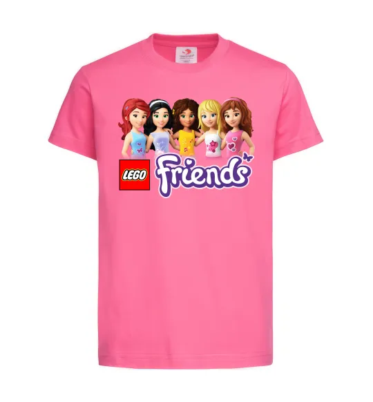 Детская футболка Lego friends Ярко-розовый фото