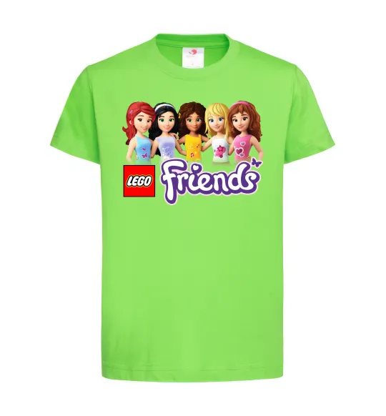 Детская футболка Lego friends Лаймовый фото