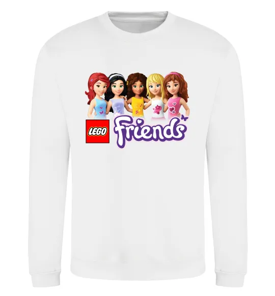 Свитшот Lego friends Белый фото