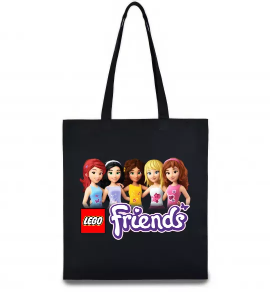 Эко-сумка Lego friends Черный фото