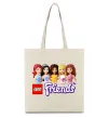 Эко-сумка Lego friends Бежевый фото