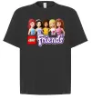 Футболка Оверсайз Lego friends Чорний фото
