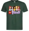 Мужская футболка Lego friends Темно-зеленый фото