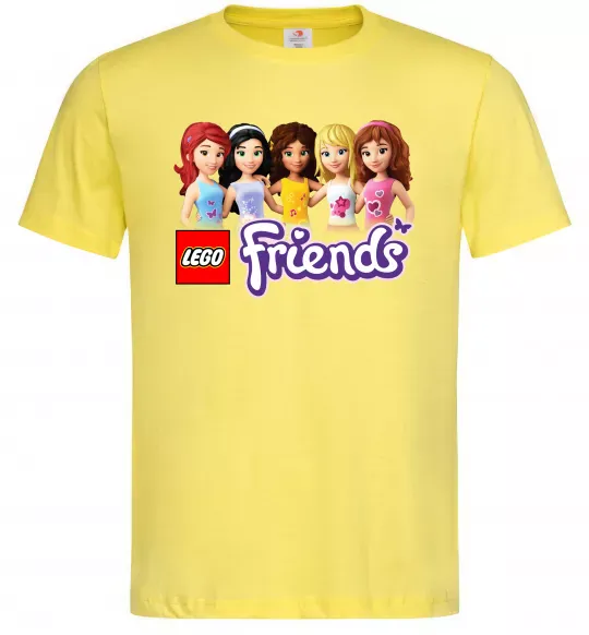 Мужская футболка Lego friends Лимонный фото
