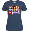 Жіноча футболка Lego friends Темно-синій фото