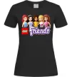 Жіноча футболка Lego friends Чорний фото
