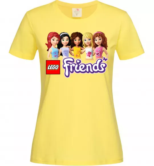Жіноча футболка Lego friends Лимонний фото