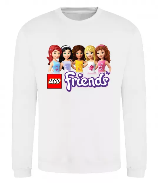 Свитшот Lego friends Белый фото
