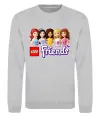 Свитшот Lego friends Серый меланж фото