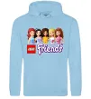 Мужская толстовка (худи) Lego friends Голубой фото