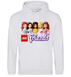 Женская толстовка (худи) Lego friends Серый меланж фото