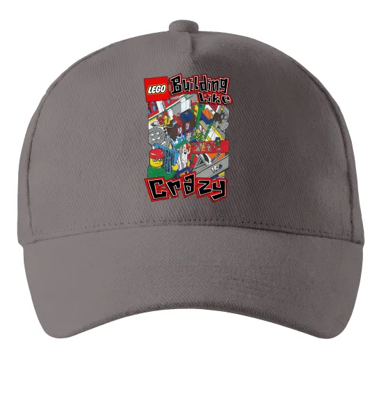 Кепка Building like crazy Серый фото