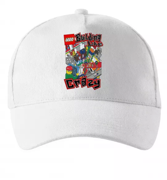 Кепка Building like crazy Білий фото
