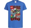 Дитяча футболка Building like crazy Яскраво-синій фото
