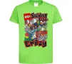 Дитяча футболка Building like crazy Лаймовий фото
