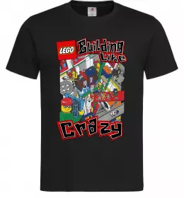 Мужская футболка Building like crazy Черный фото