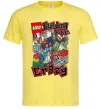 Мужская футболка Building like crazy Лимонный фото