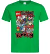 Мужская футболка Building like crazy Зеленый фото