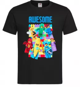Мужская футболка Lego Awesome Черный фото