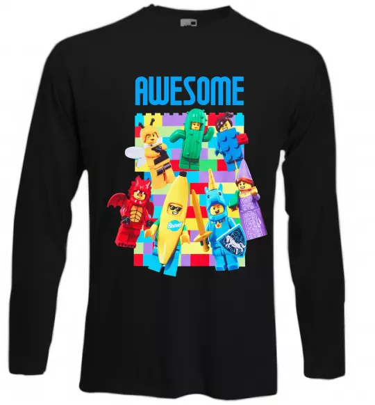 Лонгслив Lego Awesome Черный фото