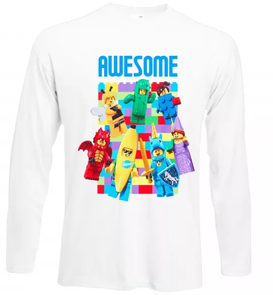 Лонгслив Lego Awesome Белый фото